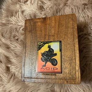 Wooden cigar box